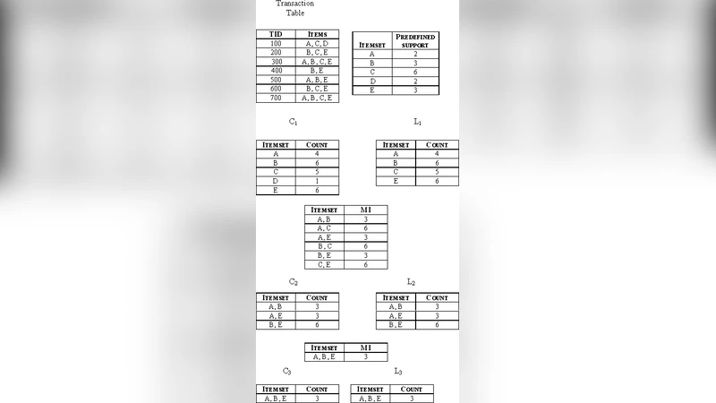 연관 규칙 기반 다중 최소 지원 결합 알고리즘