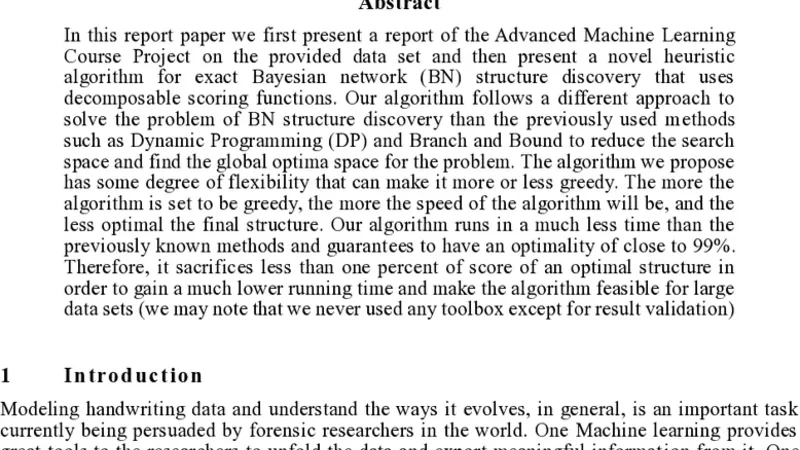 베이지안 네트워크 구조 학습을 위한 유연한 탐욕 알고리즘