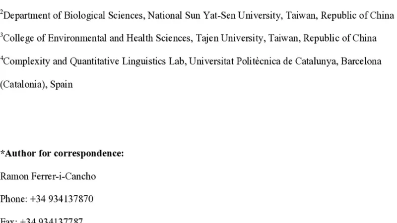 마카크 울음소리의 간결성 법칙, 평균 지속시간 사용이 만든 착각이 아니다