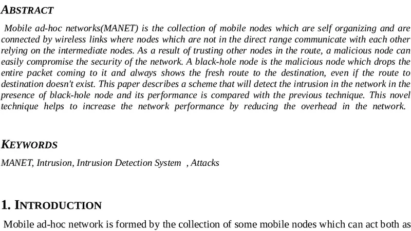 선택적 워치독 기반 블랙홀 공격 탐지 및 방어 기법