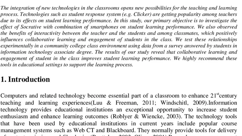 스마트폰과 소크라티브를 활용한 협업 학습 혁신