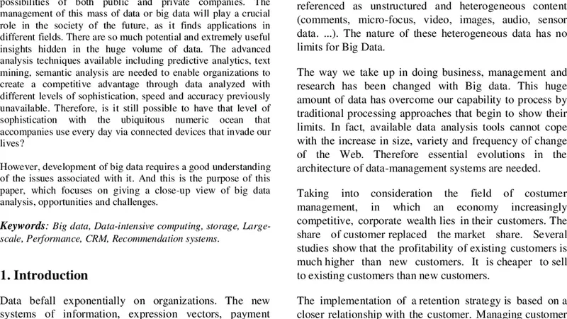 빅데이터와 차세대 추천시스템의 가능성과 과제