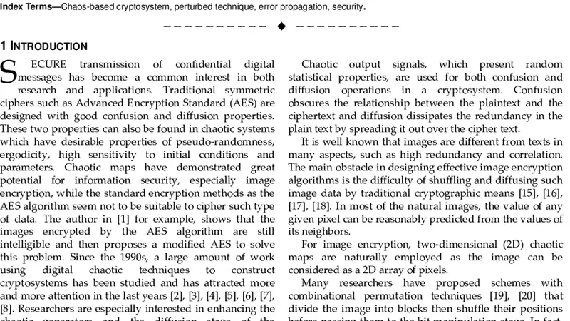 혼돈 기반 이미지 암호화 시스템의 새로운 설계