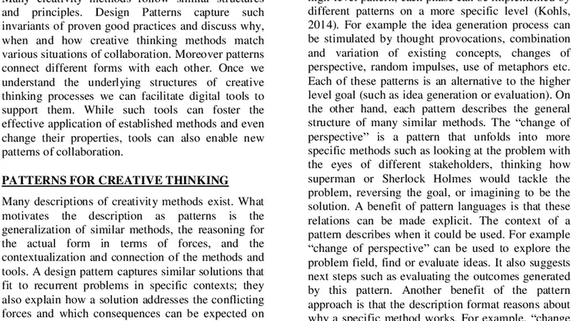 창의적 협업을 위한 도구와 패턴