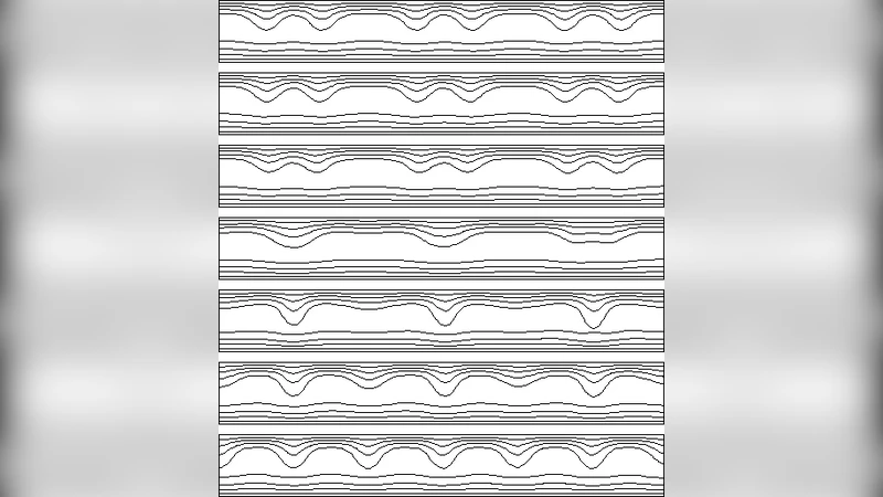 내부 가열에 의한 비대칭 대류와 온도 스케일링 연구