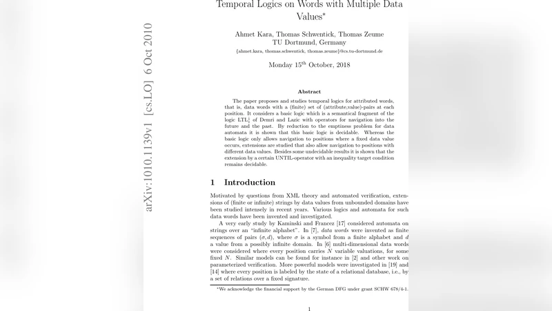 다중 데이터 값을 갖는 단어에 대한 시제 논리