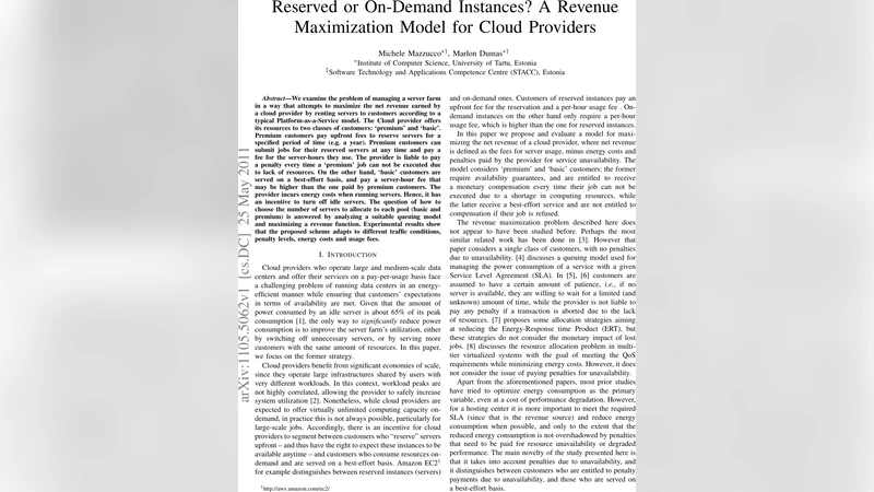 프리미엄·베이직 인스턴스 혼합 운영을 통한 클라우드 수익 극대화 모델