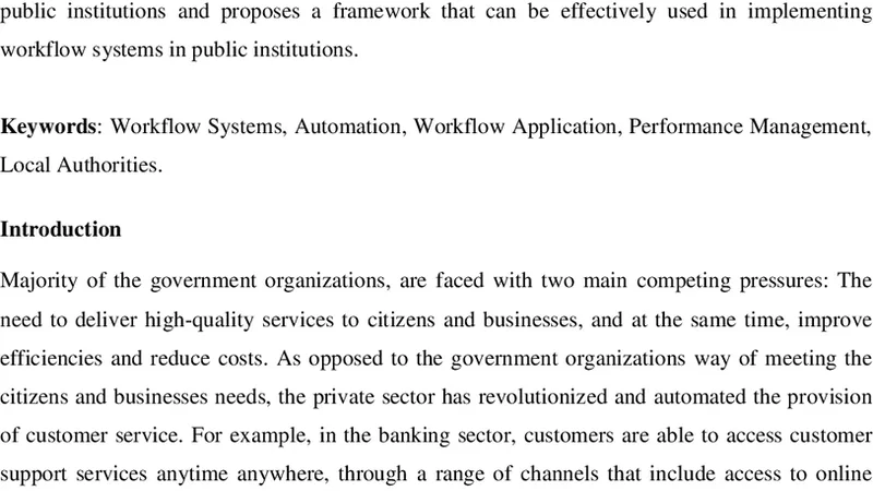 효율적인 서비스 제공을 위한 공공 부문 워크플로우 시스템의 역할