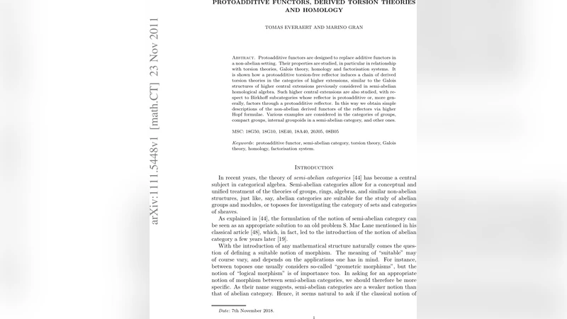 프로토가법자와 파생 토션 이론 및 동차동류