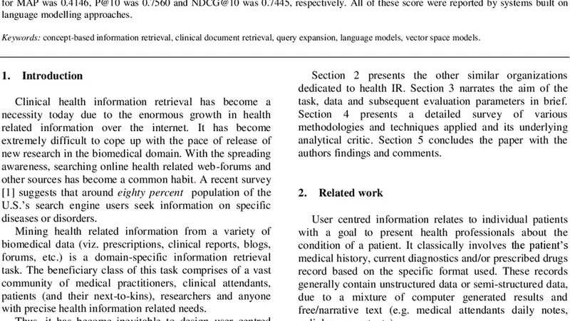 사용자 중심 의료 정보 검색: 언어 모델과 벡터 공간 모델의 비교 연구