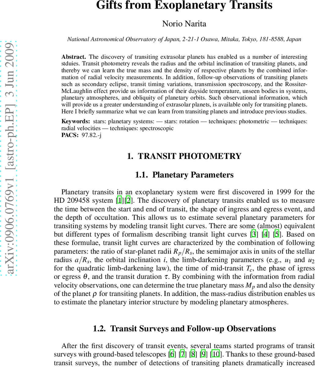 전이 행성으로부터 얻는 우주 과학의 선물