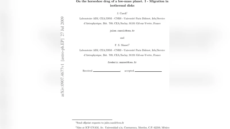저질량 행성의 말굽형 토크: 등온 원반에서의 이동 메커니즘