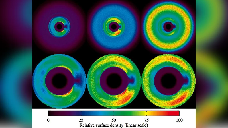 충돌에 의한 잔해 원반 구조 형성