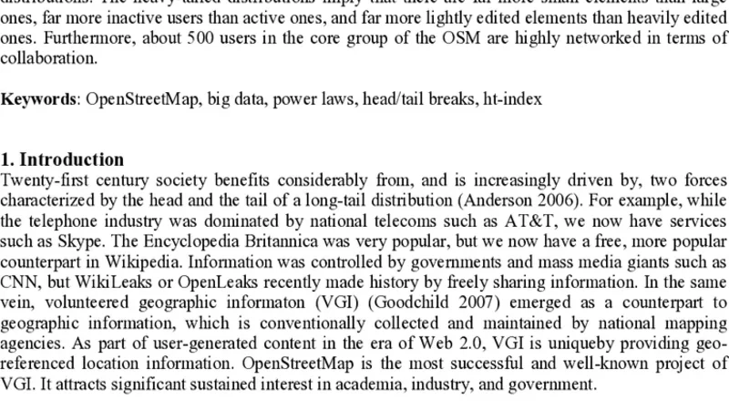 OpenStreetMap 데이터와 커뮤니티 이질성 분석