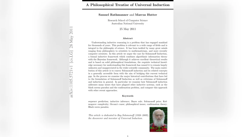보편적 귀납을 위한 솔로몬오프 유도론