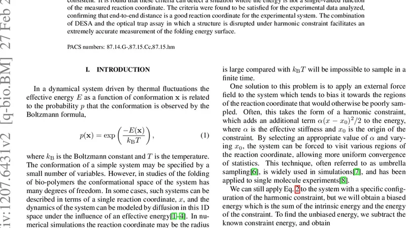 접힘 지형도 최적 재구성을 위한 차분 에너지 표면 분석