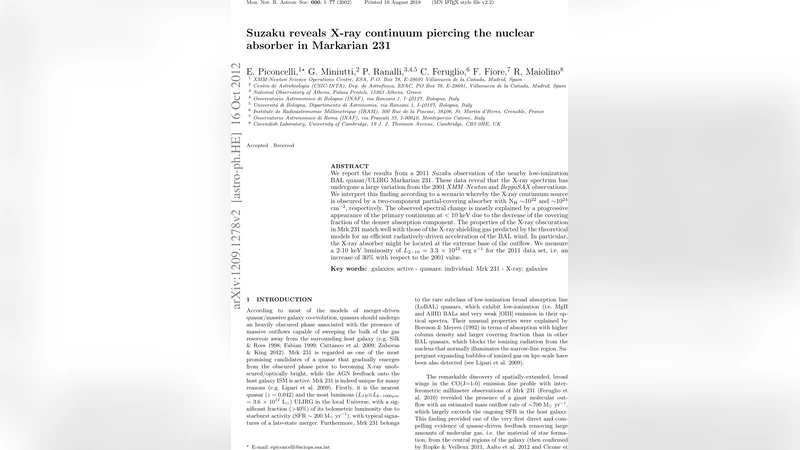 마크라리안 231, 숨은 X선 빛을 새롭게 포착