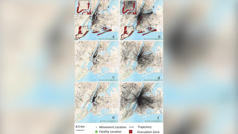 허리케인 속 인간 이동의 변동과 회복력