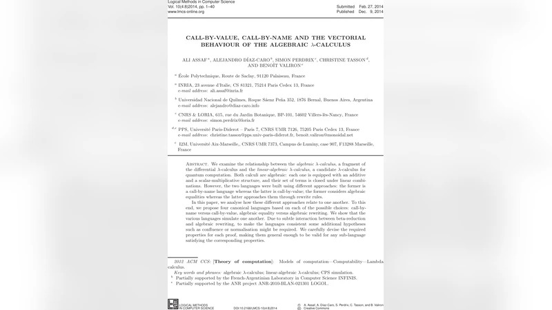 콜바이밸류와 콜바이네임 대수적 람다 계산의 벡터 행동