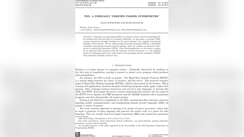 TRX 형식 검증 파서 인터프리터