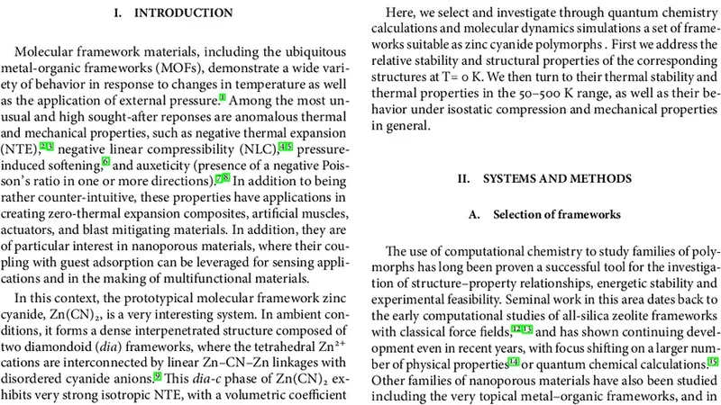 아연 시아나이드 다공성 다형체의 새로운 구조와 온·압 응답 특성