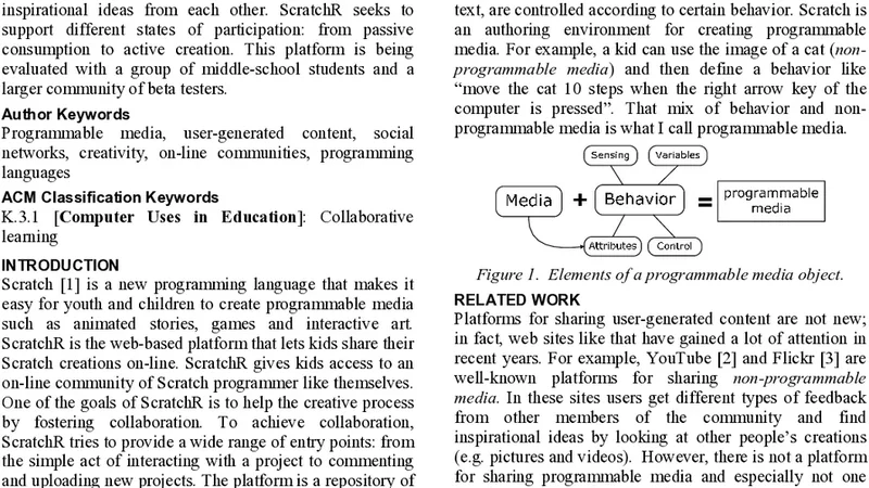 스크래치R 사용자 제작 미디어 공유