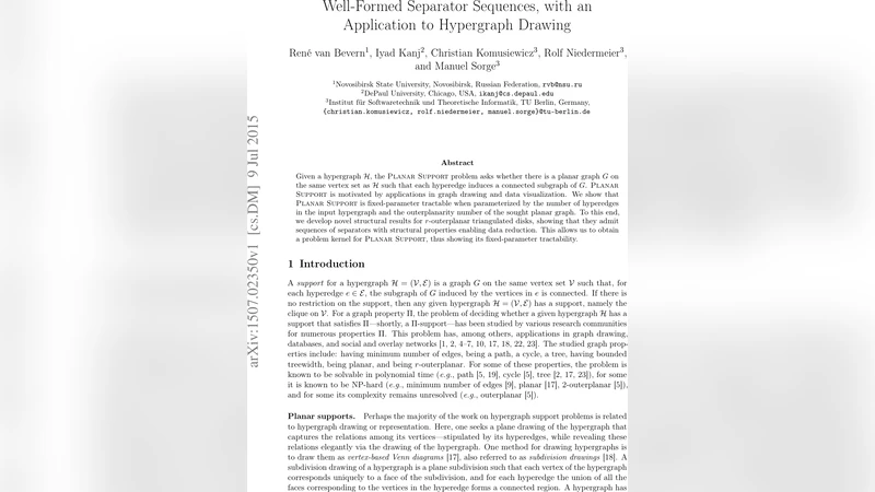 외판원형 초평면 그래프를 위한 효율적인 평면 지원 알고리즘