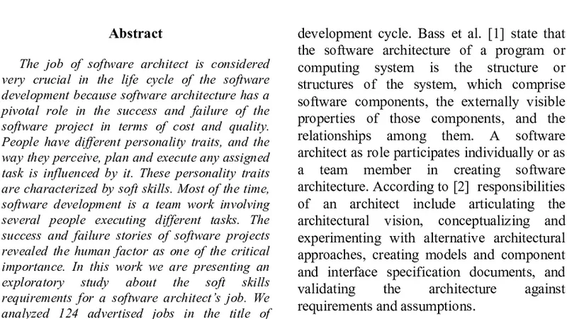 소프트 스킬이 만든 성공적인 소프트웨어 아키텍트