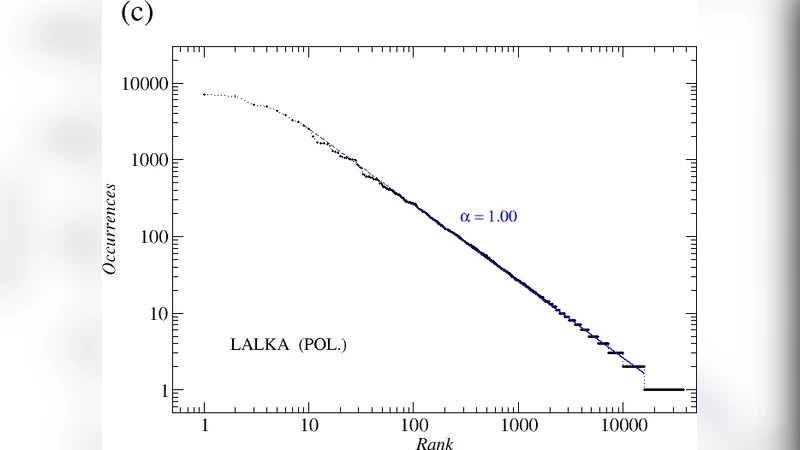 언어 복잡성 탐구: 영어와 폴란드어 텍스트의 순위‑빈도 분석