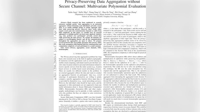 보안 채널 없이 다변량 다항식 안전 평가 방법