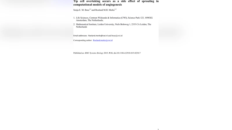 스프라우팅 부작용 팁셀 오버테이킹의 기전과 모델링