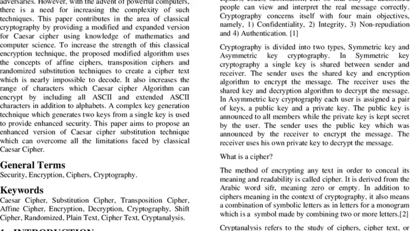 무작위 접근을 활용한 시저 암호 보안 강화
