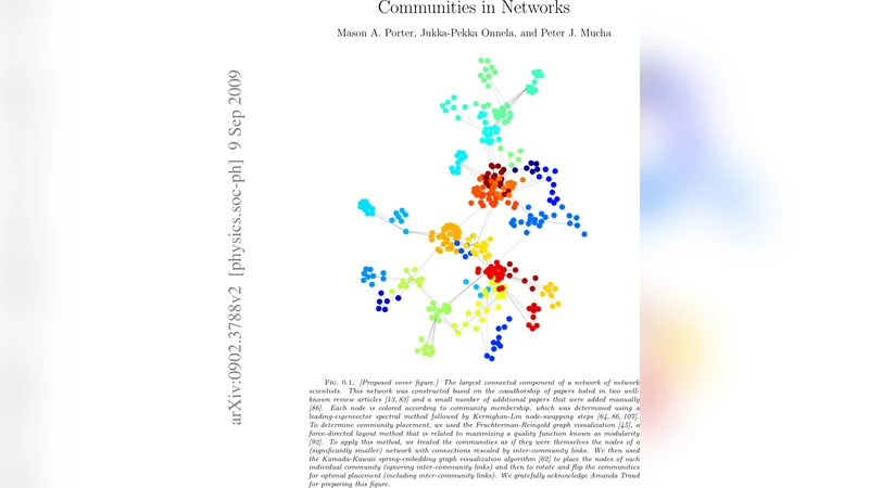 네트워크 속 커뮤니티 탐색