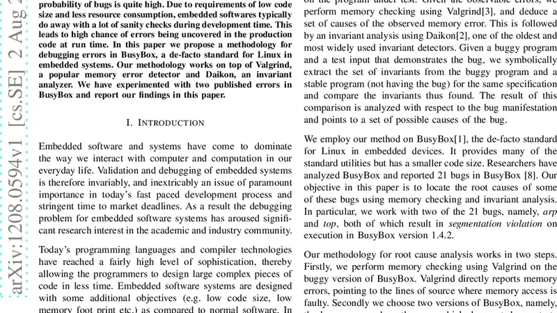 임베디드 리눅스 메모리 버그 탐색과 해결
