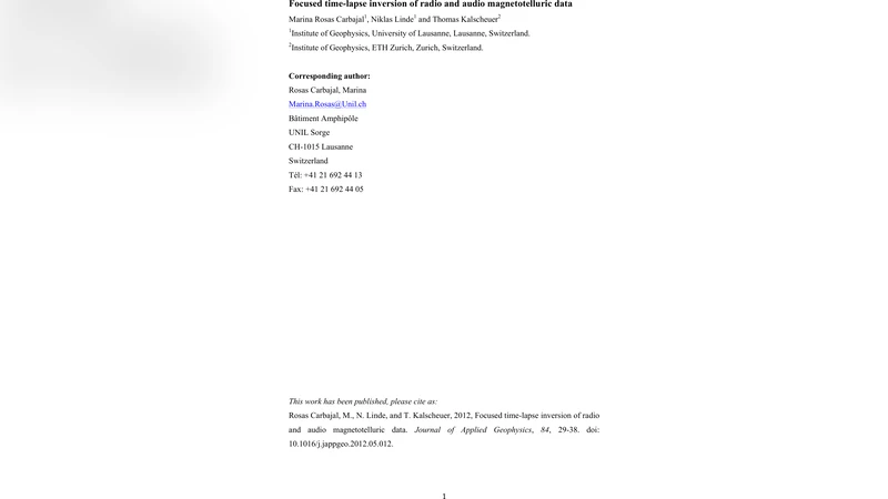 시간변화 라디오오디오 전자기법 역전으로 지하수 모니터링 혁신