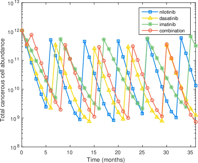 만성 골수성 백혈병 치료 일정 최적화