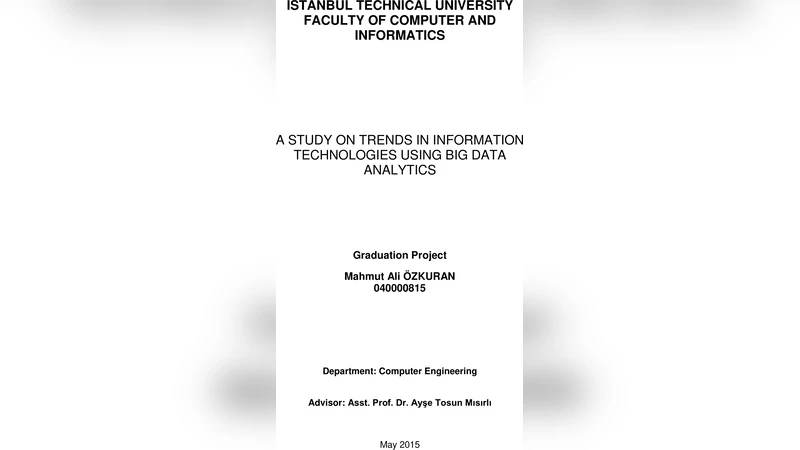 빅데이터 기반 IT 트렌드 분석과 예측