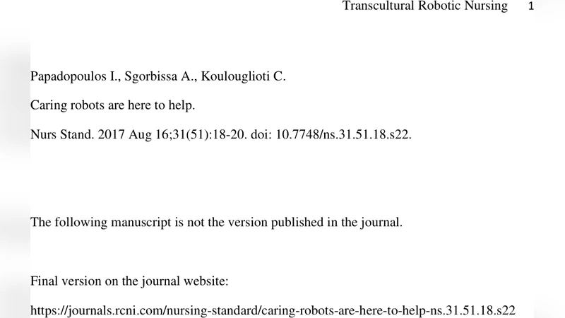 노인 돌봄 로봇, 새로운 삶의 동반자