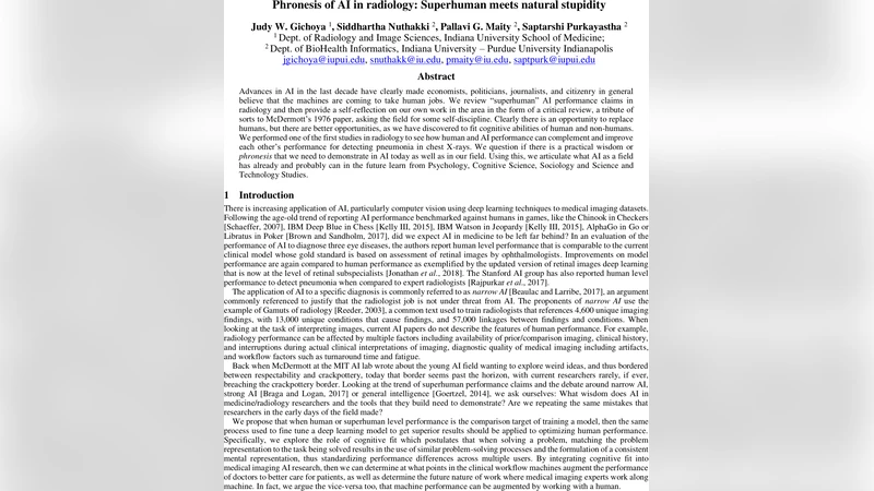 AI와 방사선학의 실천적 지혜