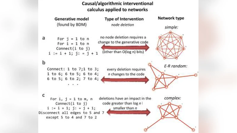 알고리즘 정보 계산을 통한 인과 발견 및 시스템 재프로그래밍