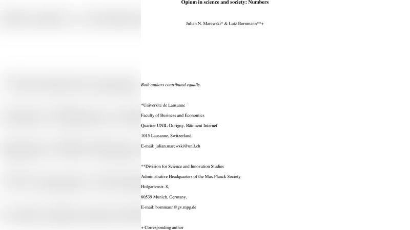 숫자에 중독된 과학: 평가와 휴리스틱