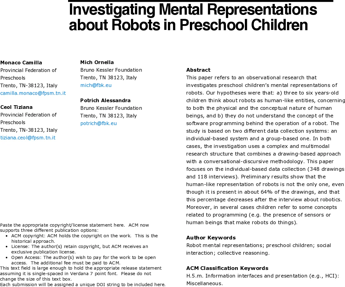 유아의 로봇 이미지와 인지 구조 탐구