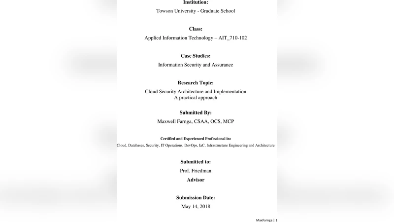 클라우드 보안 아키텍처와 구현 실전 가이드