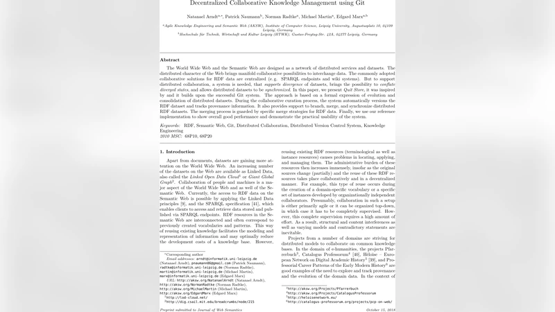 분산형 협업 지식 관리와 Git 기반 RDF 버전 관리