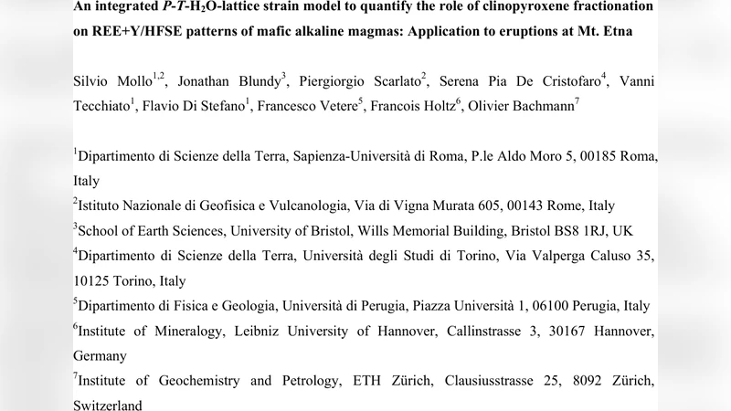 마그마 역학을 밝히는 클리노피록시엔 격자 변형 모델