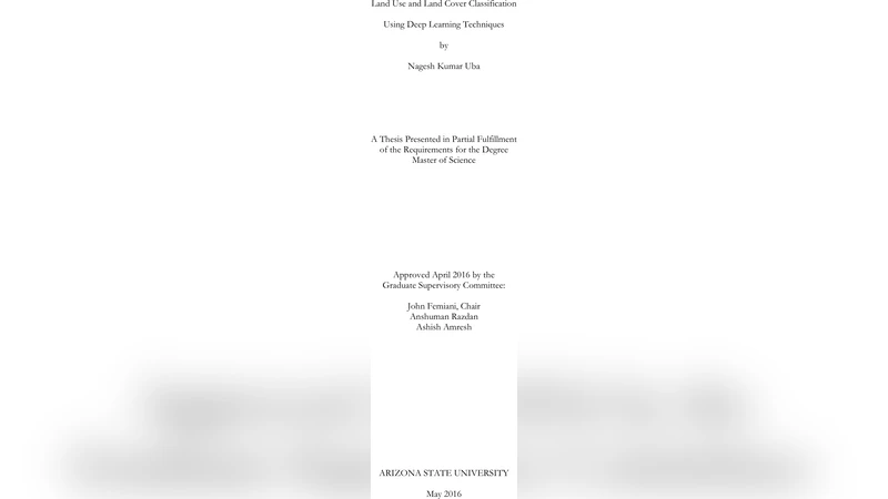 딥러닝 기반 초고해상도 항공영상 토지 이용·피복 분류