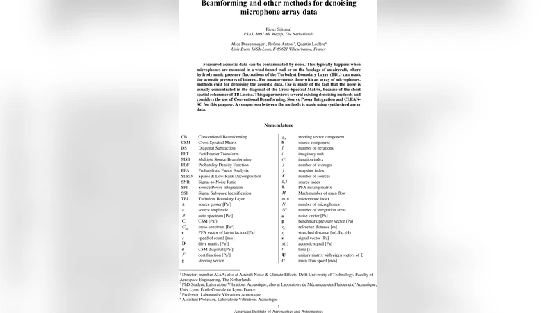 마이크 배열 데이터 노이즈 제거를 위한 빔포밍 및 기타 기법