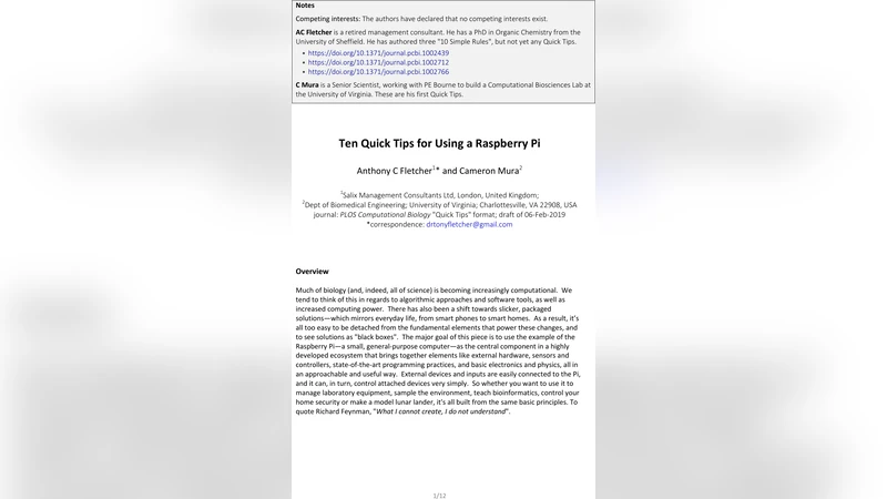 라즈베리 파이 활용 10가지 핵심 팁