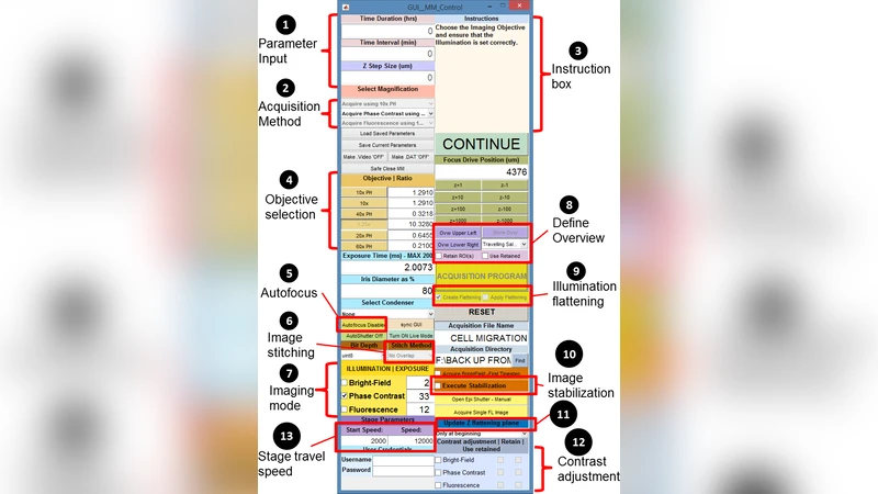 오픈소스 Matlab 기반 마이크로매니저 연동 GUI 현미경 제어
