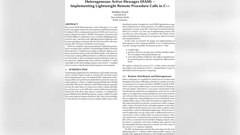 이기종 활성 메시지 기반 경량 원격 프로시저 호출